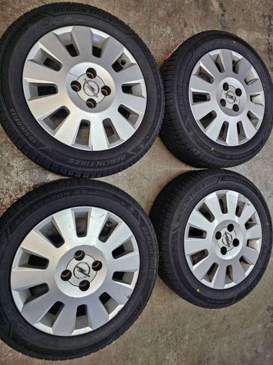 Opel Astra, Corsa, Meriva Original 15zoll Alufelgen, NEUE 185/60R15 TOP Ganzjahresreifen