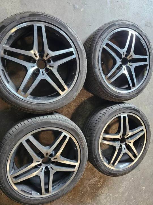 Mercedes GLE, ML, R-Klasse Original 21zoll AMG Alufelgen RDKS, Neuwertige 265/40ZR21 105Y XL Nexen N Fera Sport SU2 Sommerreifen