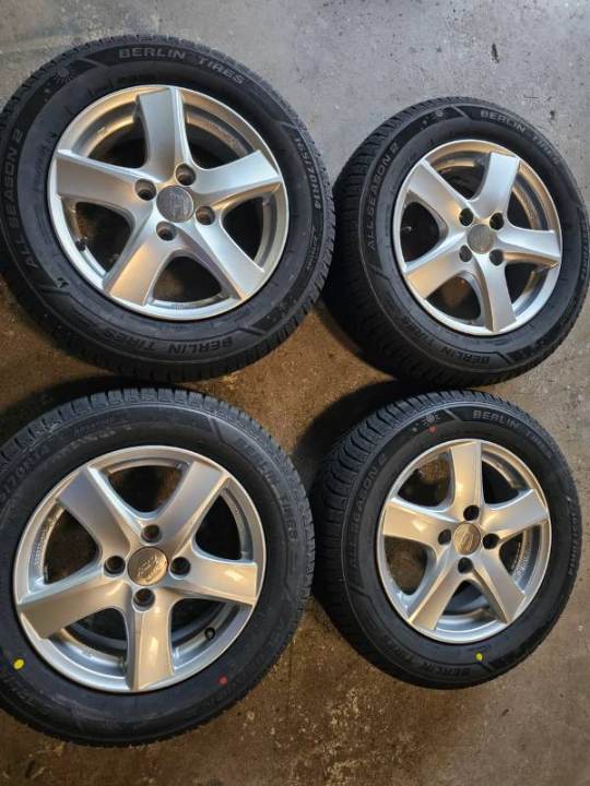 VW UP Skoda Citigo Seat Mii Alufelgen Neu 165/70R1481T Berlin Tires Allseason 2 Ganzjahresreifen