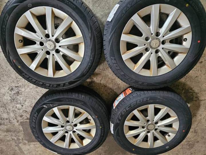 Mercedes V-Klasse Vito Viano Original Stahlfelgen / Alufelgen, NEUE 225/55R17 TOP Ganzjahresreifen