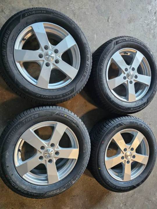Opel Insignia Zafira Astra J NEU 16zoll Alufelgen, NEU 215/60R16 99V XL Berlin Tires Allseason 2 Ganzjahresreifen