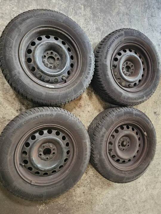 Fiat Ulysse, Peugeot 807, Citroen C8, Lancia Phedra E Original 16zoll Stahlfelgen. Neuwertige 215/65R16 96H Continental WinterContact TS860 Winterreifen