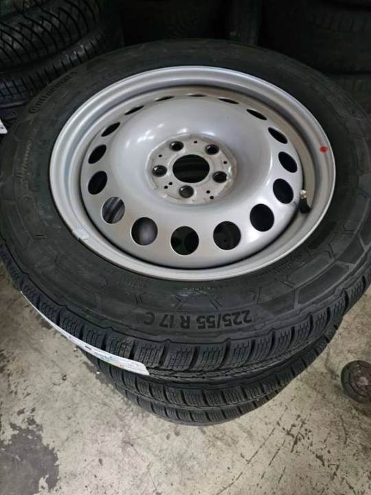NEU! Mercedes V-Klasse, Vito, Viano 17zoll Stahlfelgen, CONTINENTAL 225/55R17C Winterreifen