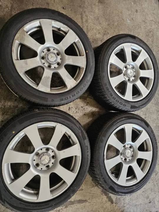 Mercedes E-Klasse W211, W212 Original 17zoll Alufelgen, 245/45R17 NEU GANZJAHRESREIFEN