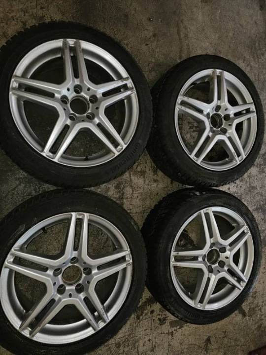 Mercedes A-Klasse, B-Klasse, CLA, VW Golf, Touran, Caddy, Skoda Octavia Superb, Seat Leon 17zoll Alufelgen, Continental 225/45R17 Winterreifen