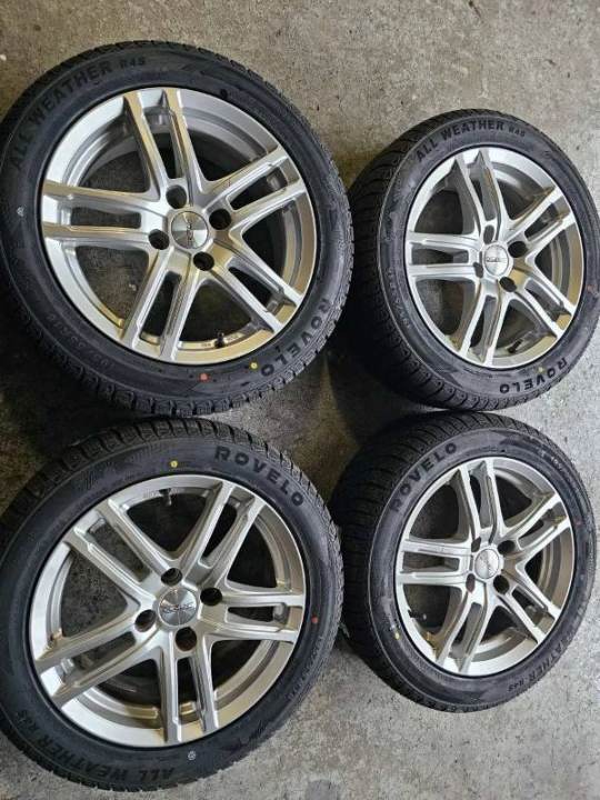 Opel Corsa F Alufelgen Sensoren 195/55R16 91V Neu GanzJahresrreifen