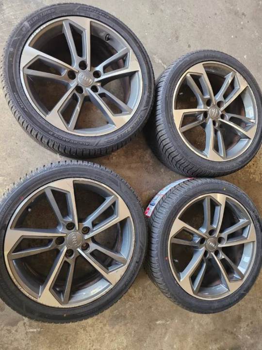 Audi A4 S4 B9 Original 18zoll Alufelgen S-LINE, NEUE 245/40ZR18 TOP Ganzjahresreifen