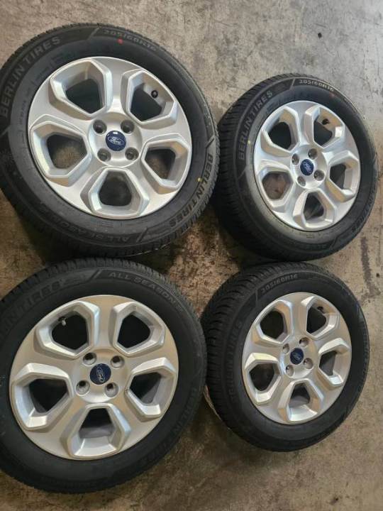 Ford Ecosport SUV Original 16zoll Alufelgen RDKS, NEU 205/60R16 TOP Ganzjahresreifen