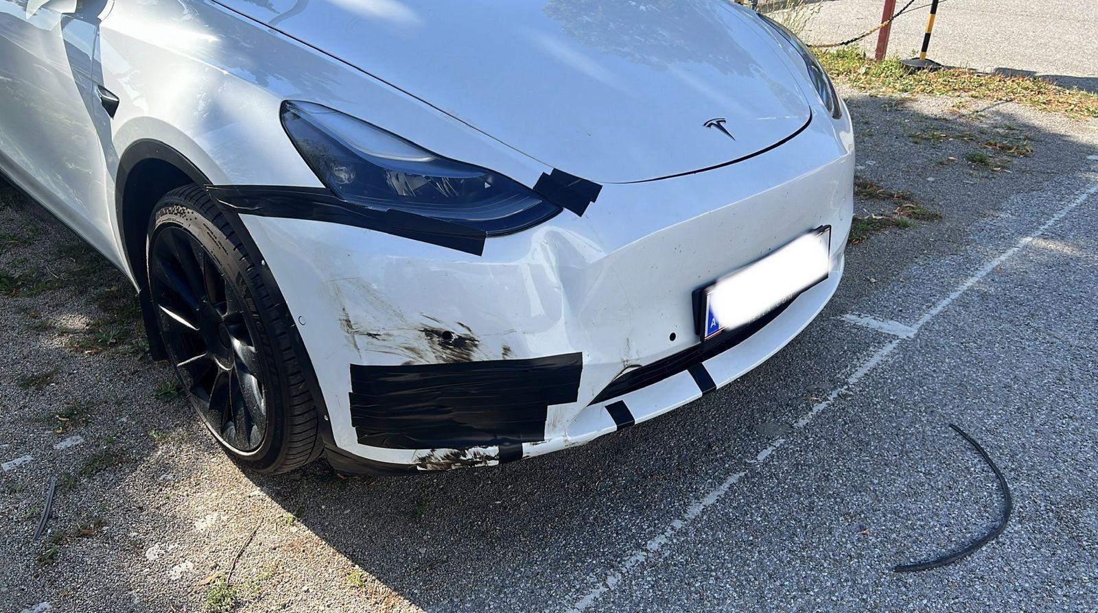 Unfallschaden vor der Karosseriereparatur